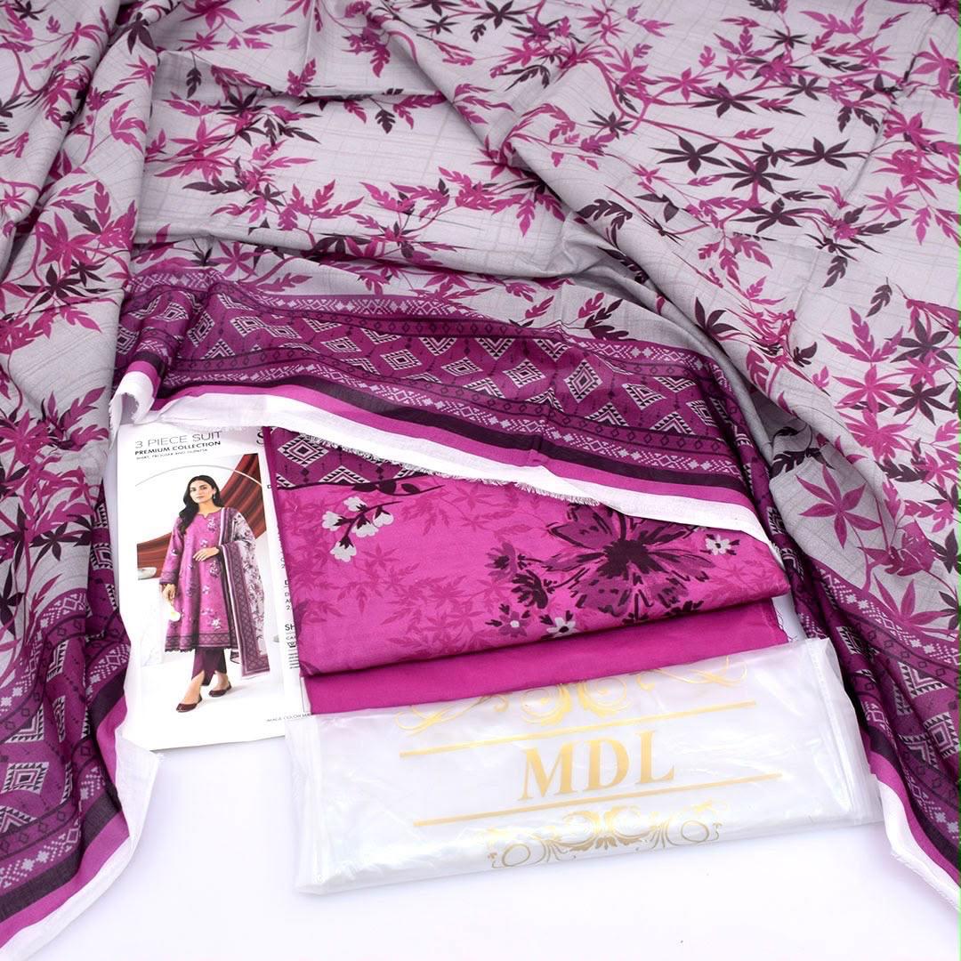 MDL Lawn 3-Piece Digital Printed