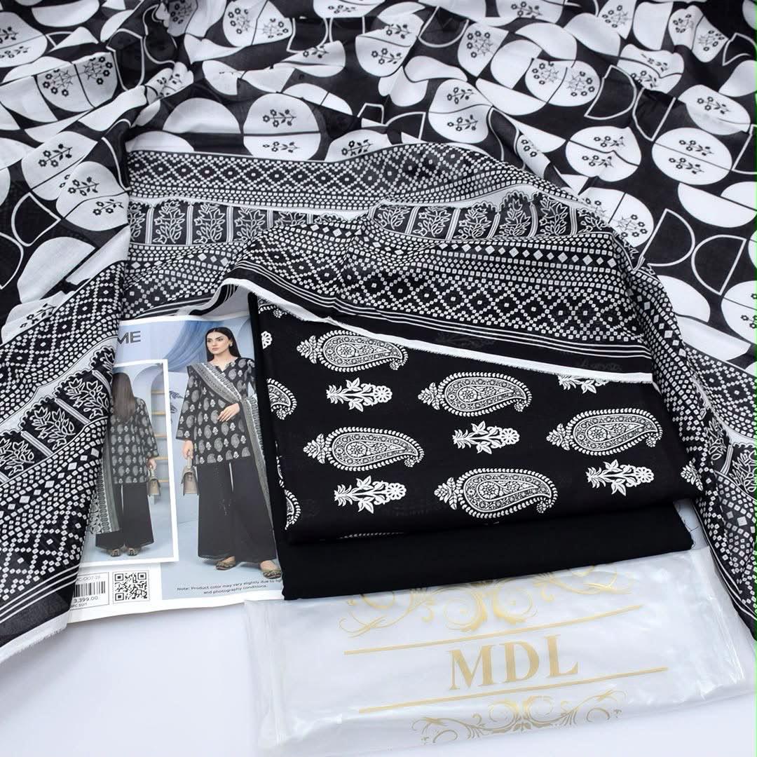 MDL Lawn 3-Piece Digital Printed