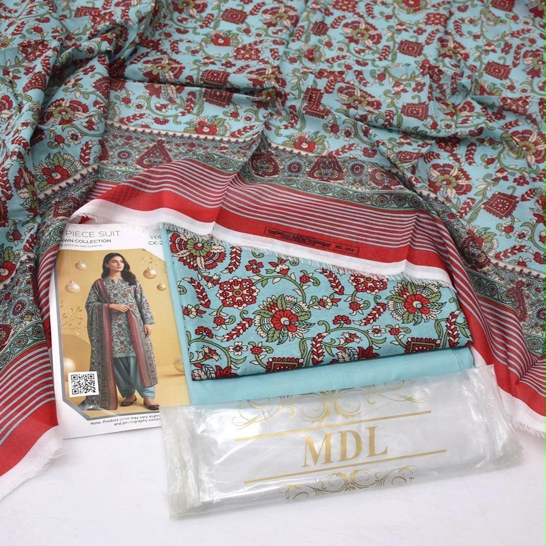 MDL Lawn 3-Piece Digital Printed