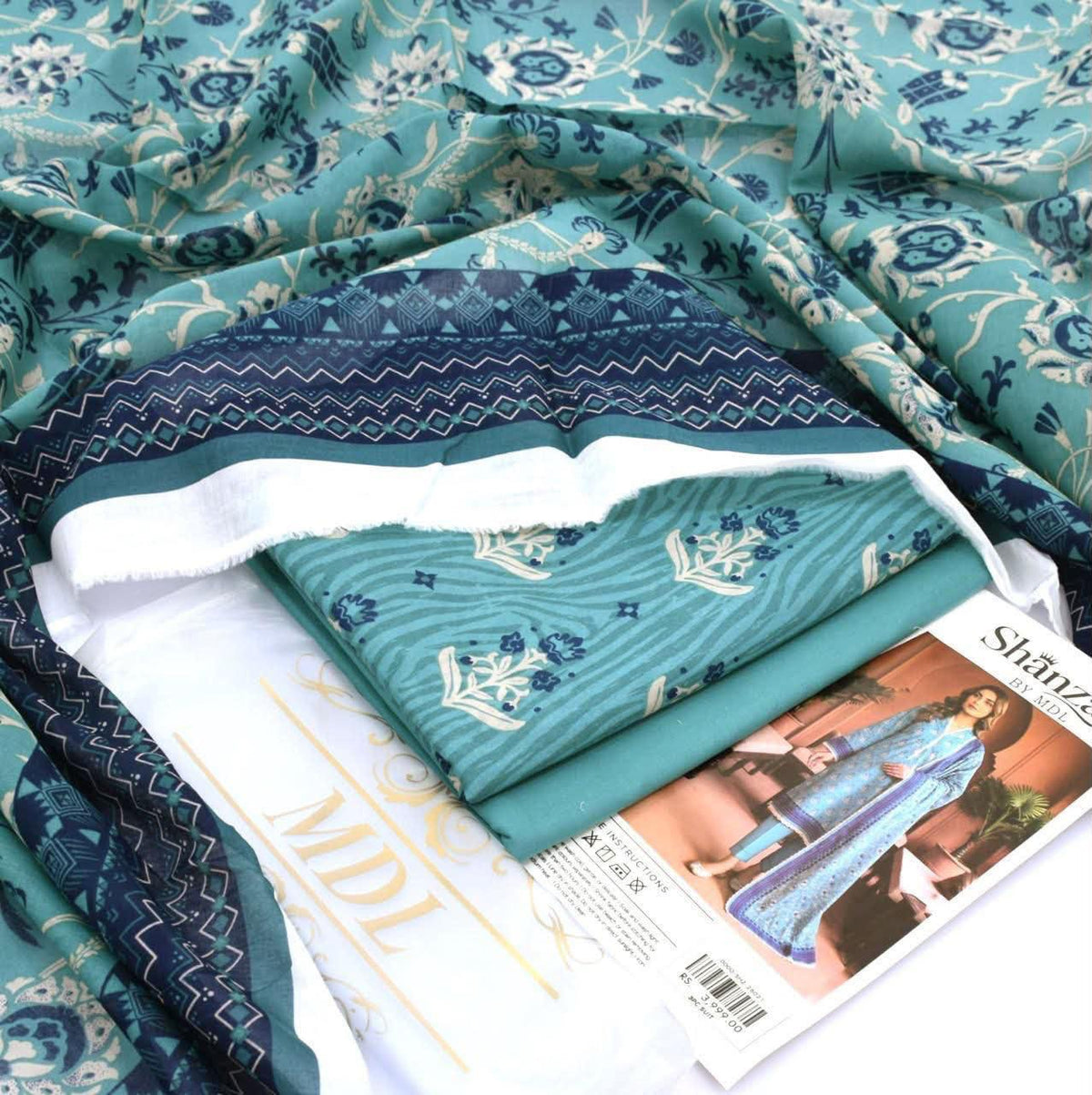 MDL Lawn 3-Piece Digital Printed
