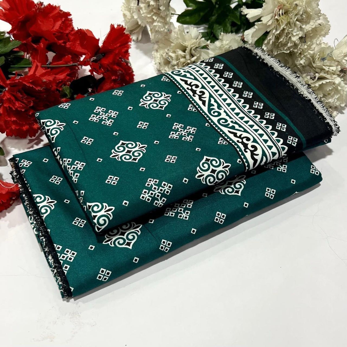 Winter Cotton 2-Piece Digital Print  [H-] 121775