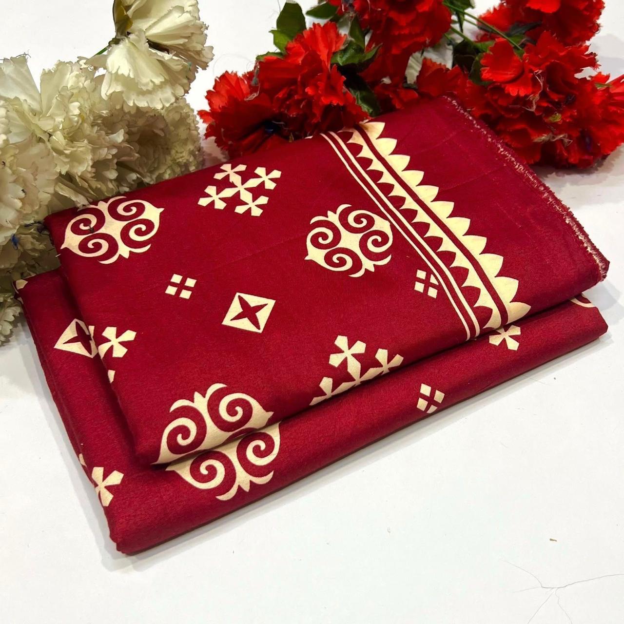 Winter Cotton 2-Piece Digital Print  [H-] 121776
