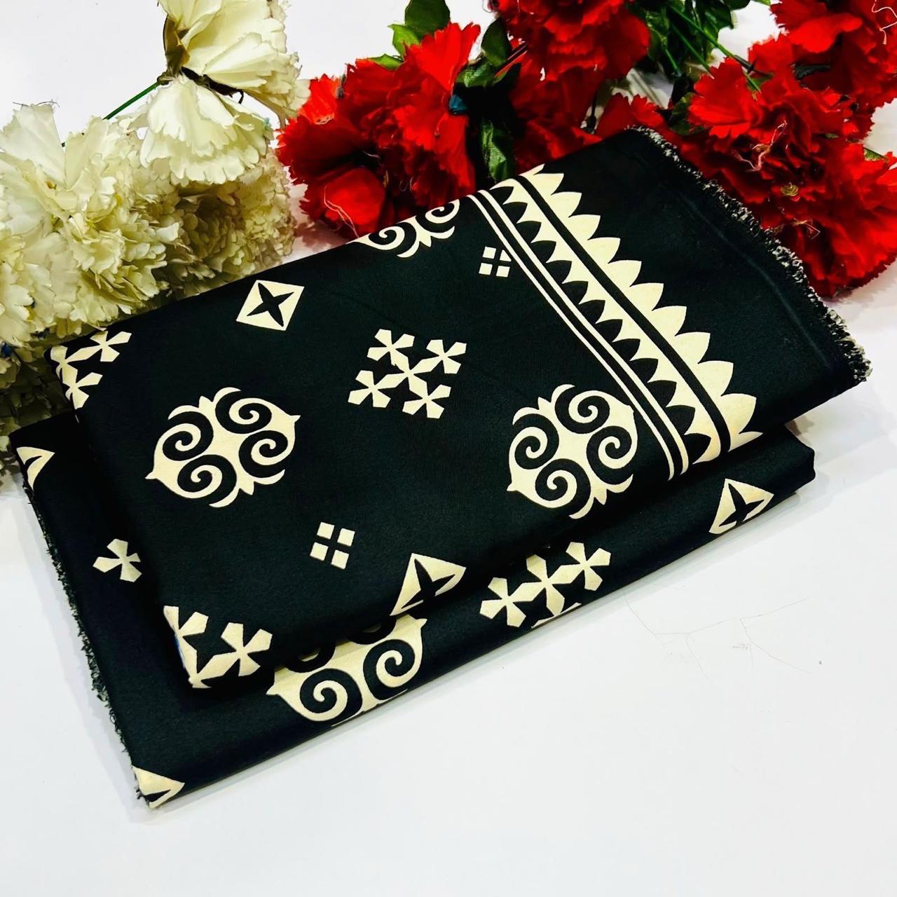 Winter Cotton 2-Piece Digital Print  [H-] 121777