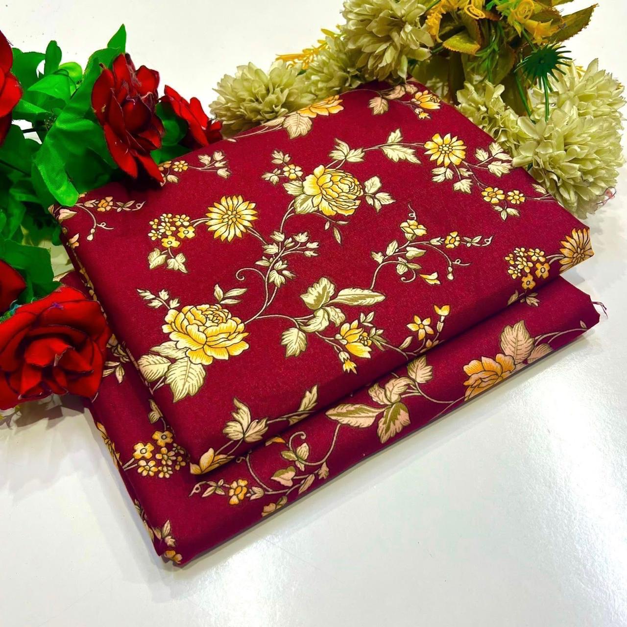 Winter Cotton 2-Piece Digital Print  [H-] 121784