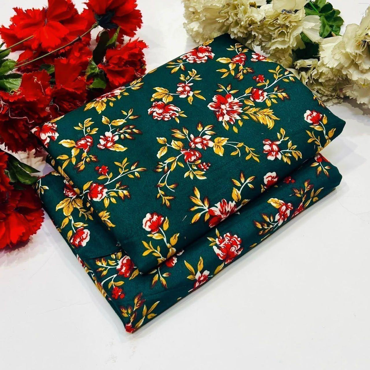 Winter Cotton 2-Piece Digital Print  [H-] 121793