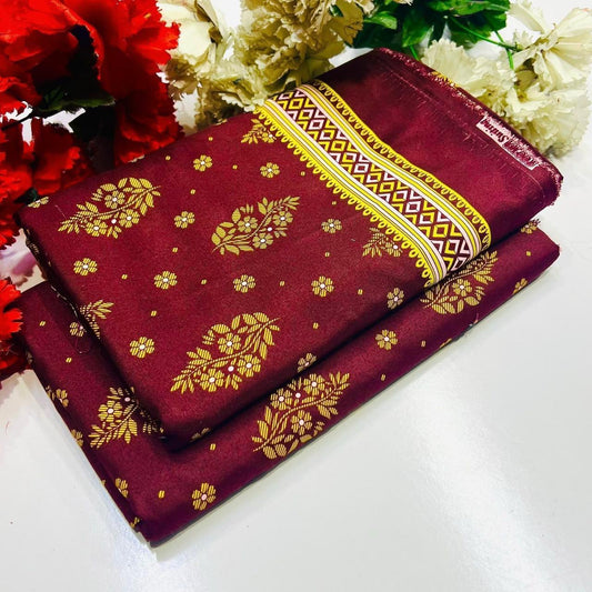 Winter Cotton 2-Piece Digital print  [H-] 121813