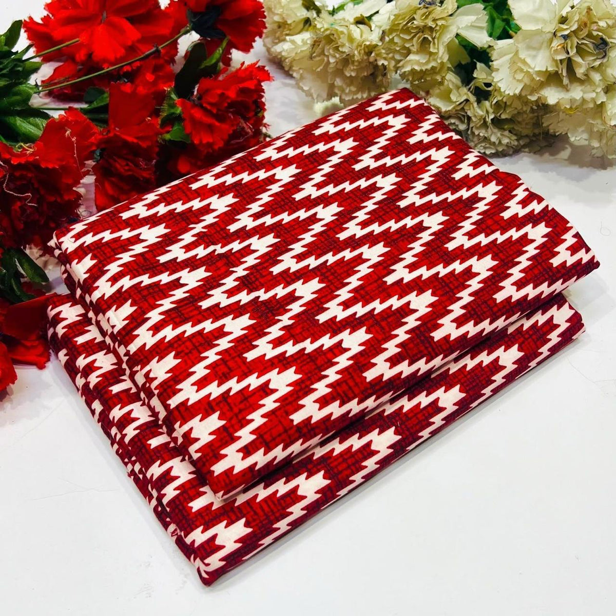 Winter Cotton 2-Piece Digital Print  [H-] 121801