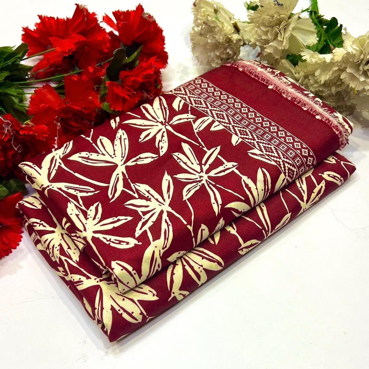 Winter Cotton 2-Piece Digital Print  [H-] 121804