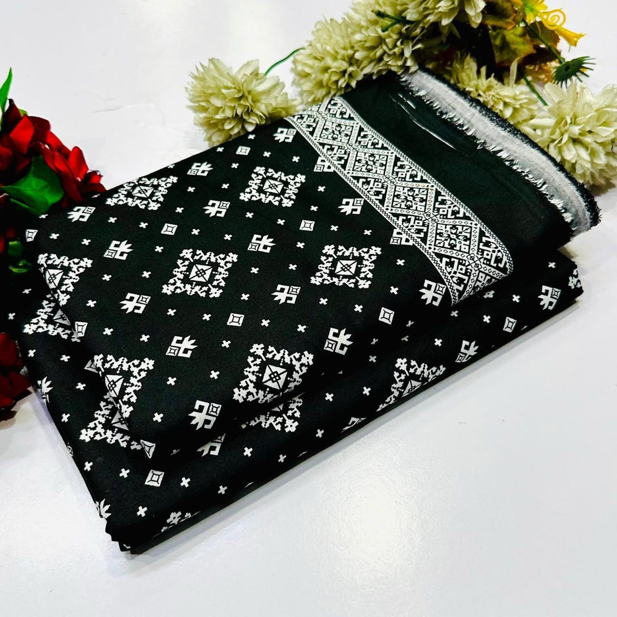 Winter Cotton 2-Piece Digital print  [H-] 121807