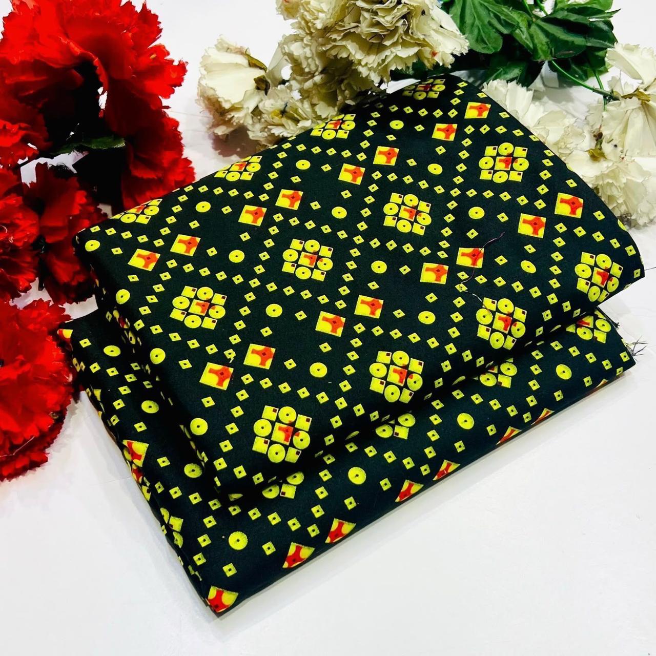 Winter Cotton 2-Piece Digital print  [H-] 121814