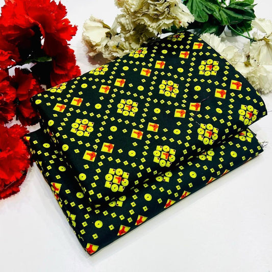 Winter Cotton 2-Piece Digital print  [H-] 121814