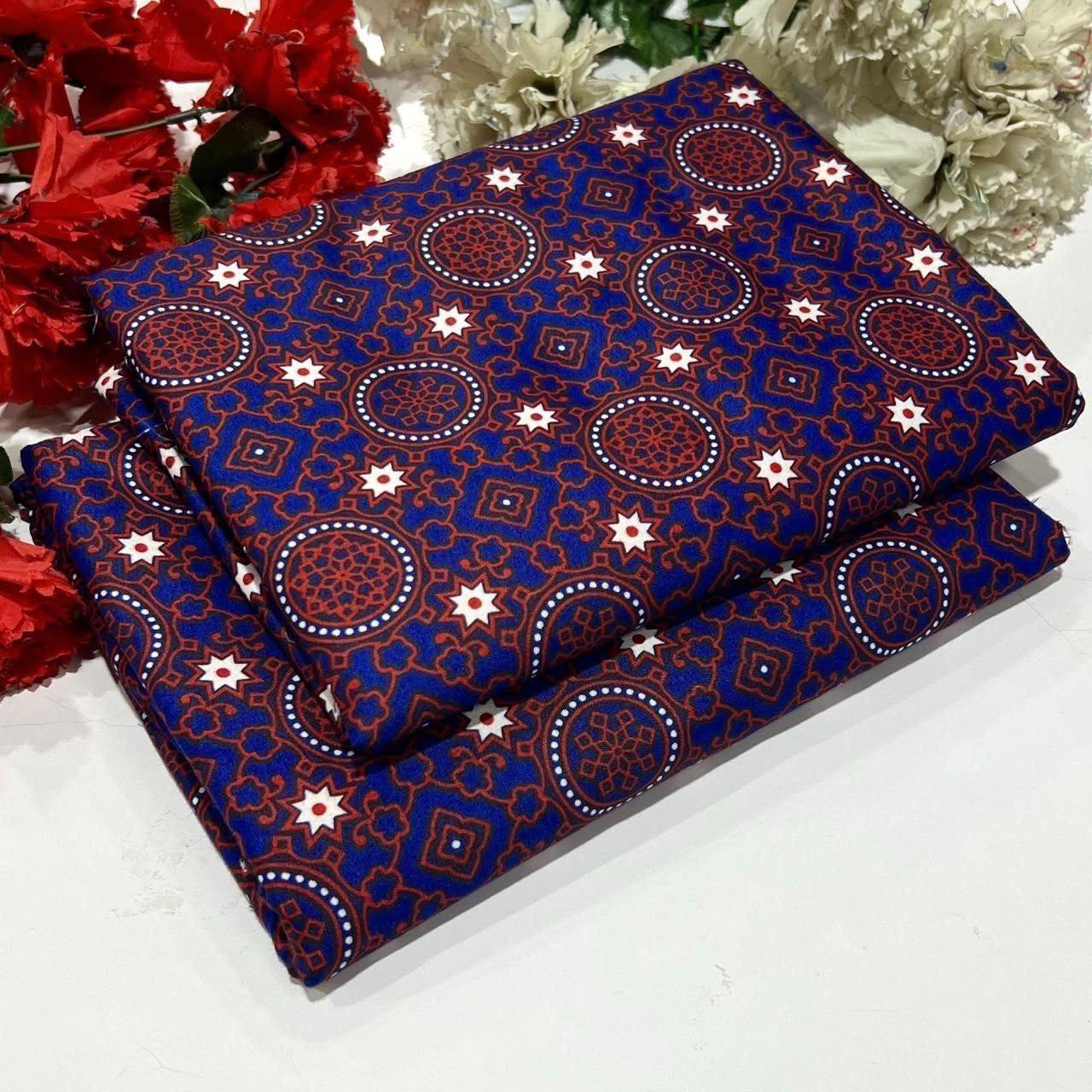 Winter Cotton 2-Piece Digital Print [H-] 121737