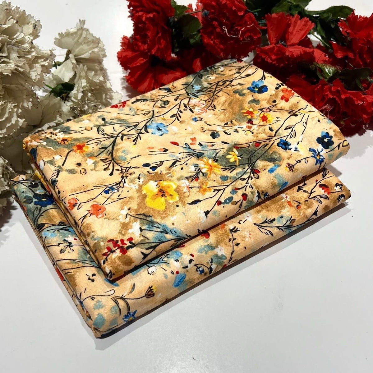 Winter Cotton 2-Piece Digital Print  [H-] 121753