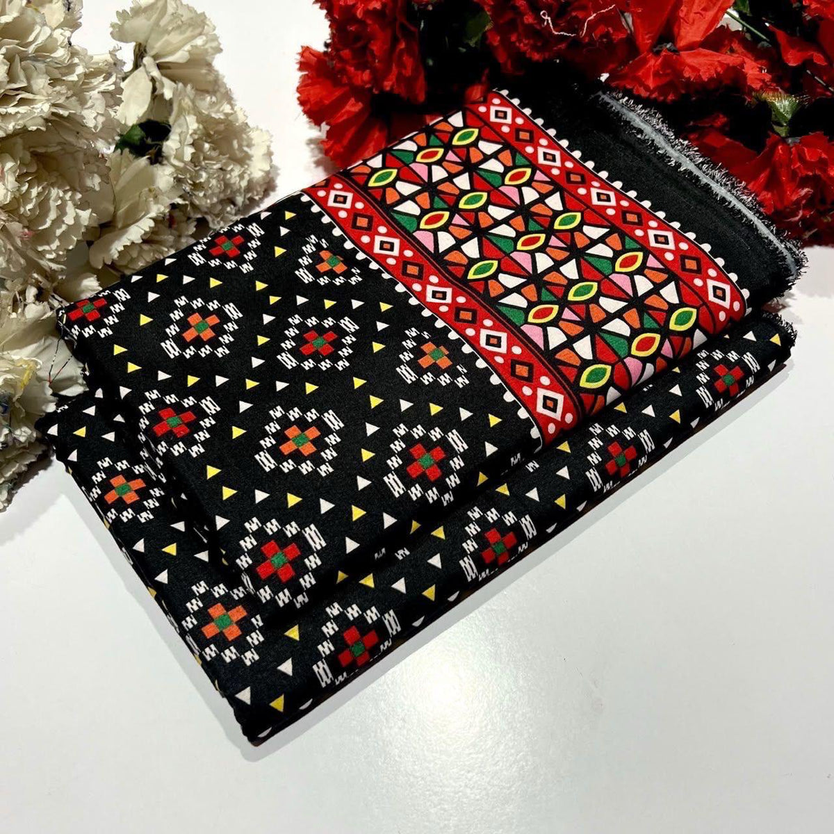 Winter Cotton 2-Piece Digital Print  [H-] 121757
