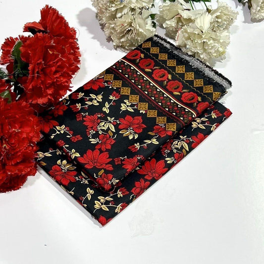 Winter Cotton 2-Piece Digital Print  [H-] 121759