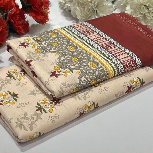 Winter Cotton 2-Piece Digital print  [H-] 121875