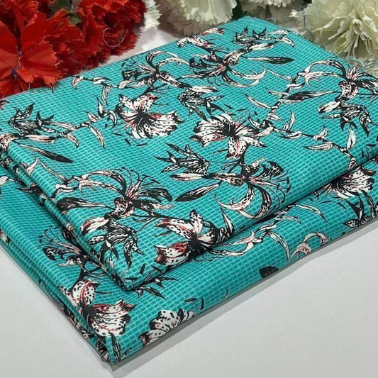 Winter Cotton 2-Piece Digital print  [H-] 121886
