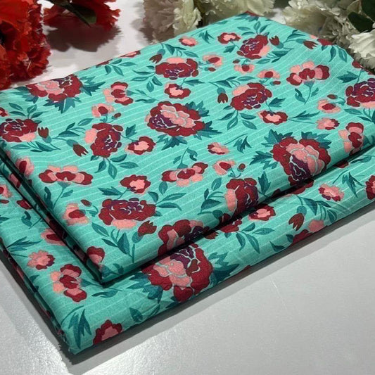 Winter Cotton 2-Piece Digital print  [H-] 121905