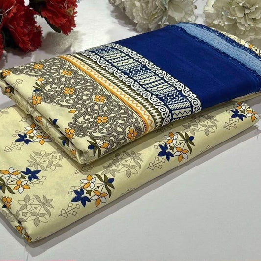 Winter Cotton 2-Piece Digital print  [H-] 121908