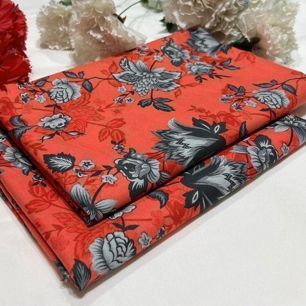 Winter Cotton 2-Piece Digital print  [H-] 121915