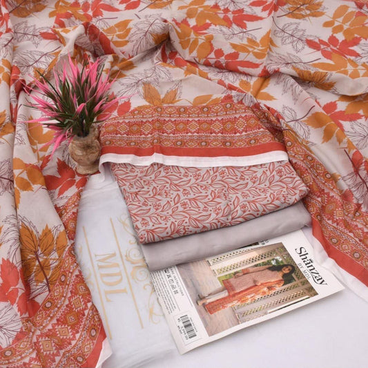 MDL Lawn 3-Piece Digital Printed