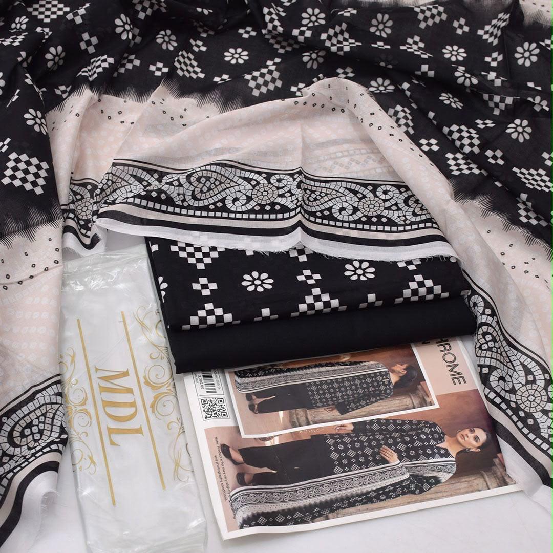 MDL Lawn 3-Piece Digital Printed
