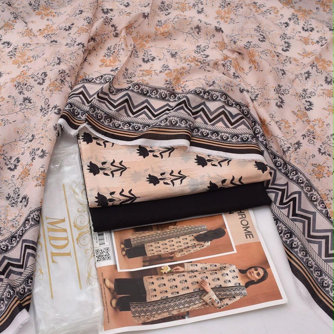 MDL Lawn 3-Piece Digital Printed