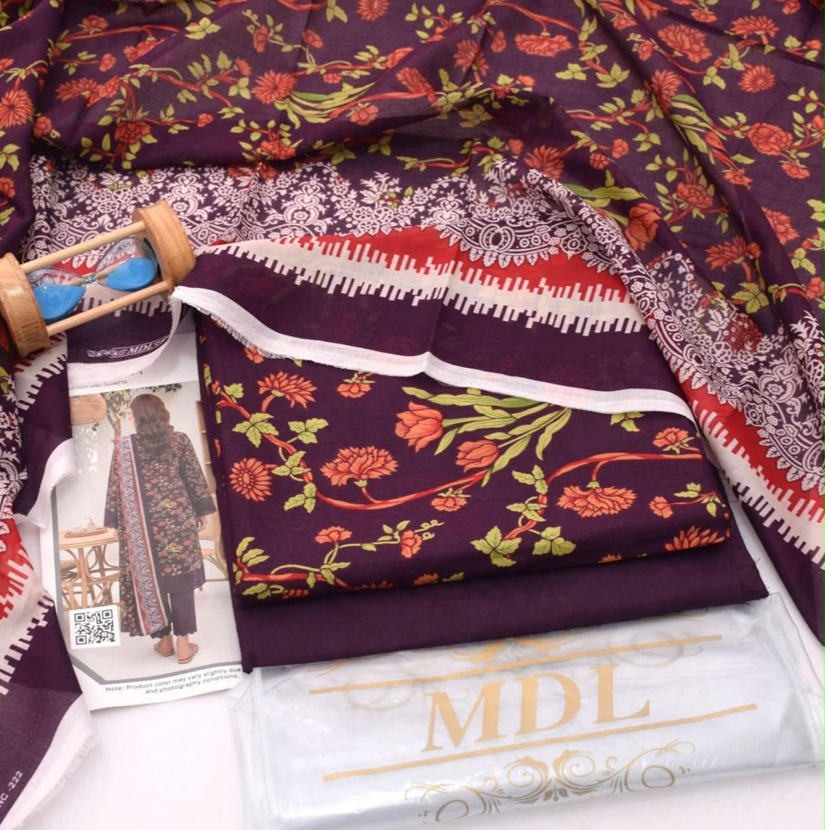 MDL Lawn 3-Piece Digital Printed