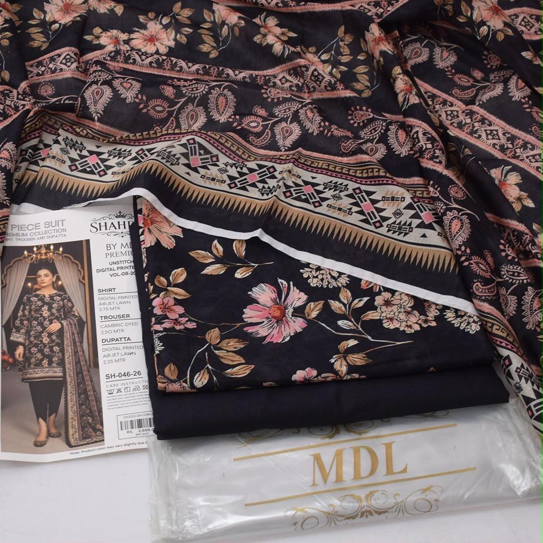 MDL Lawn 3-Piece Digital Printed