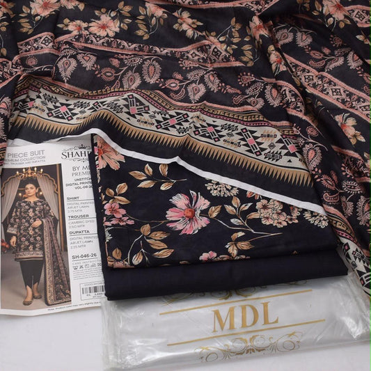 MDL Lawn 3-Piece Digital Printed