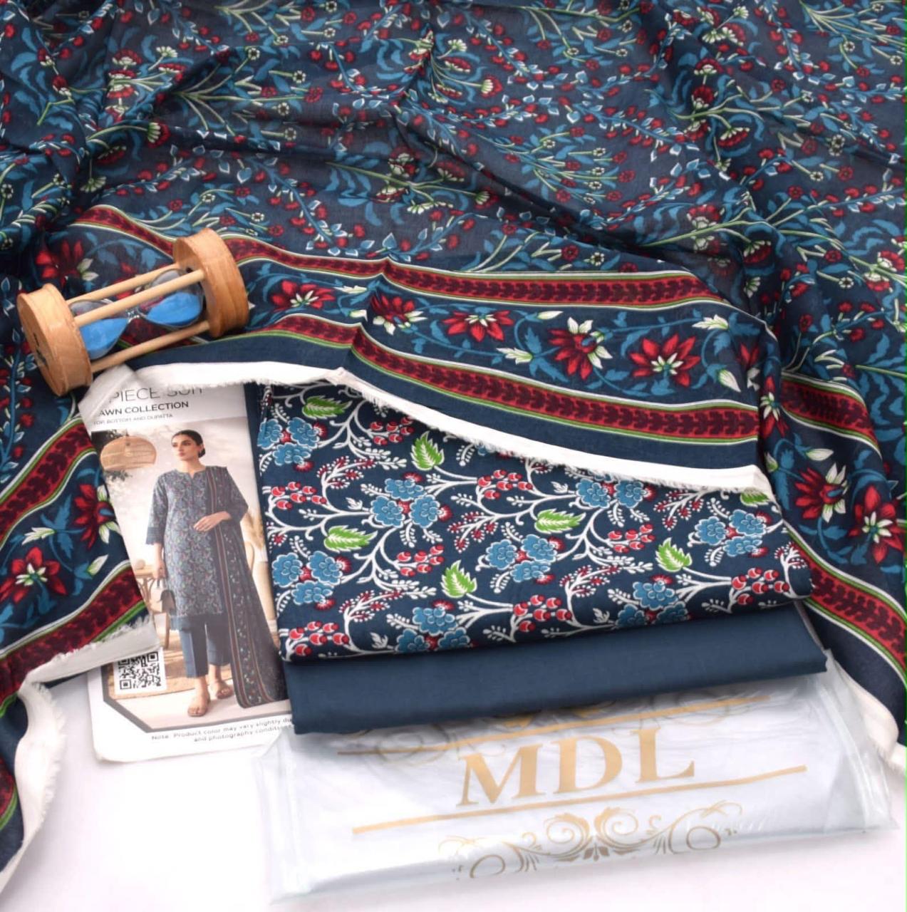 MDL Lawn 3-Piece Digital Printed