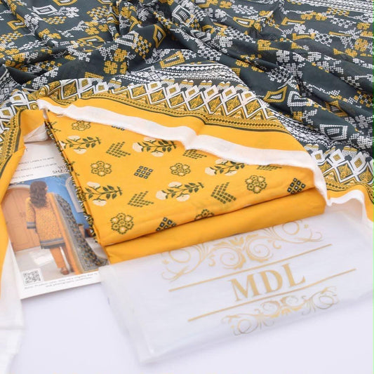 MDL Lawn 3-Piece Digital Printed