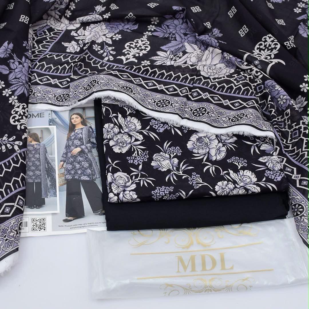 MDL Lawn 3-Piece Digital Printed