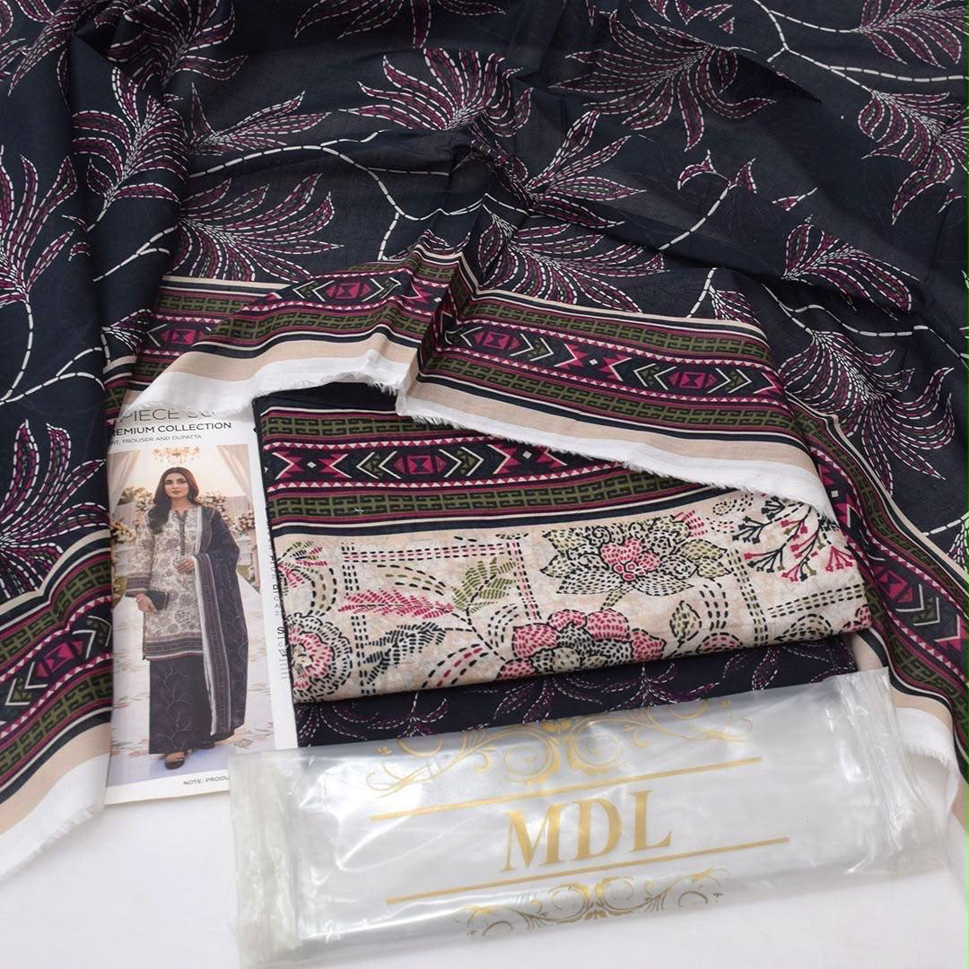 MDL Lawn 3-Piece Digital Printed