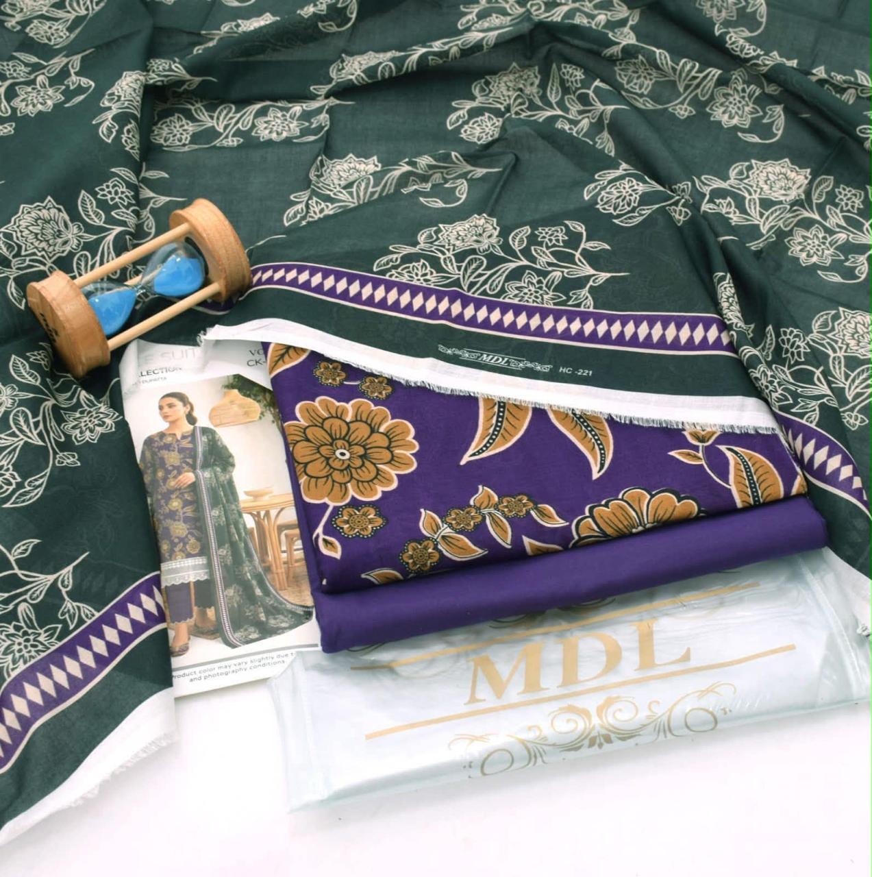 MDL Lawn 3-Piece Digital Printed