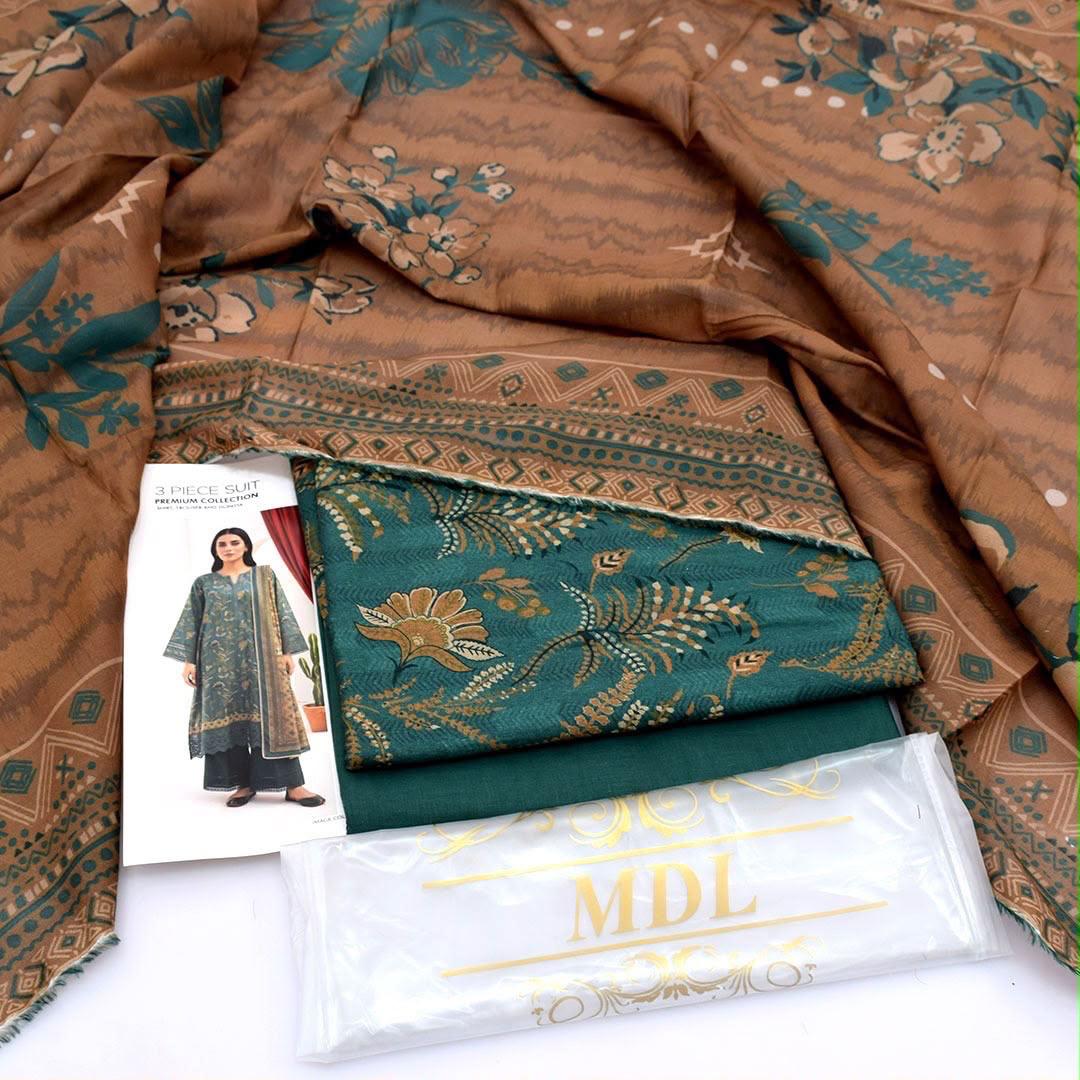 MDL Lawn 3-Piece Digital Printed