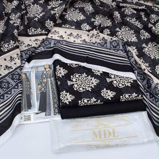 MDL Lawn 3-Piece Digital Printed