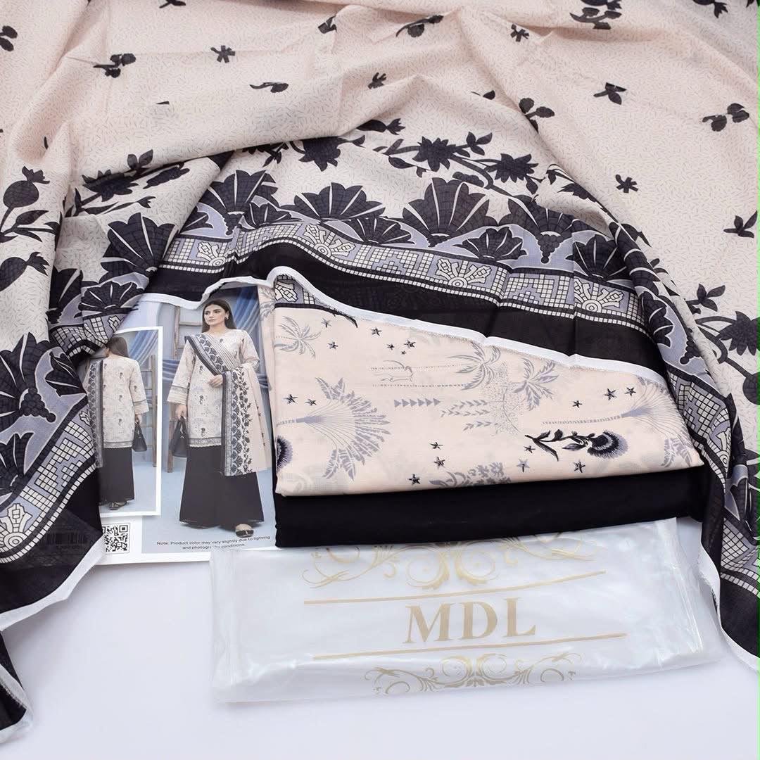 MDL Lawn 3-Piece Digital Printed