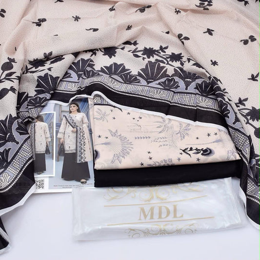 MDL Lawn 3-Piece Digital Printed