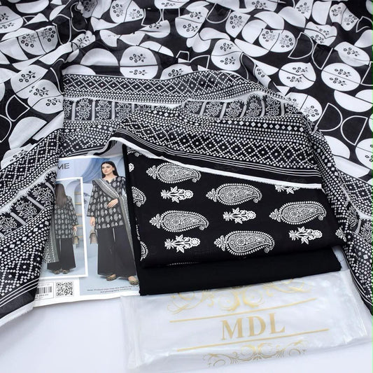 MDL Lawn 3-Piece Digital Printed