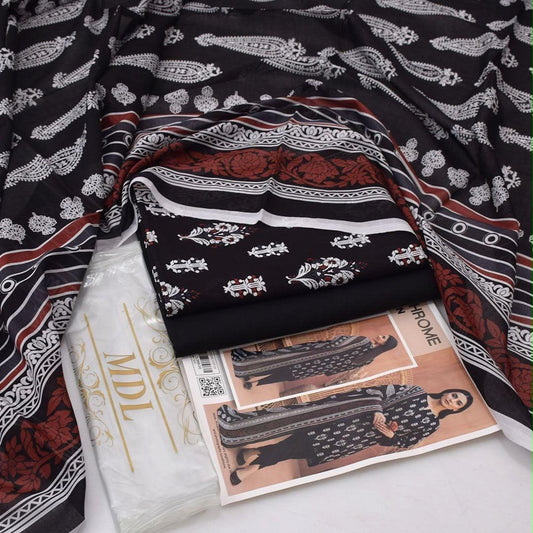 MDL Lawn 3-Piece Digital Printed