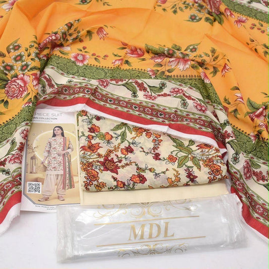 MDL Lawn 3-Piece Digital Printed