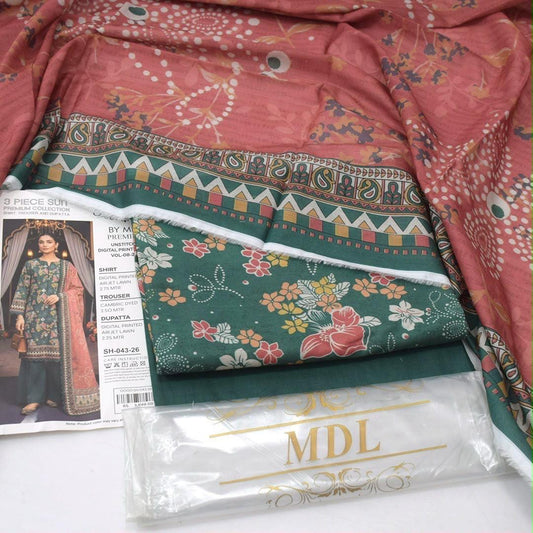 MDL Lawn 3-Piece Digital Printed
