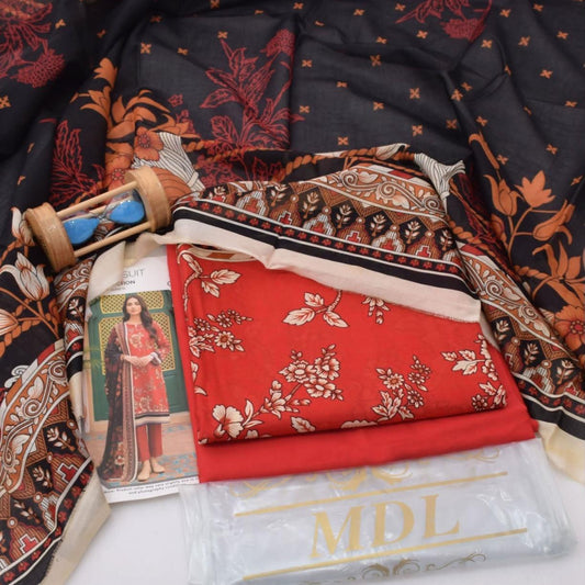 MDL Lawn 3-Piece Digital Printed