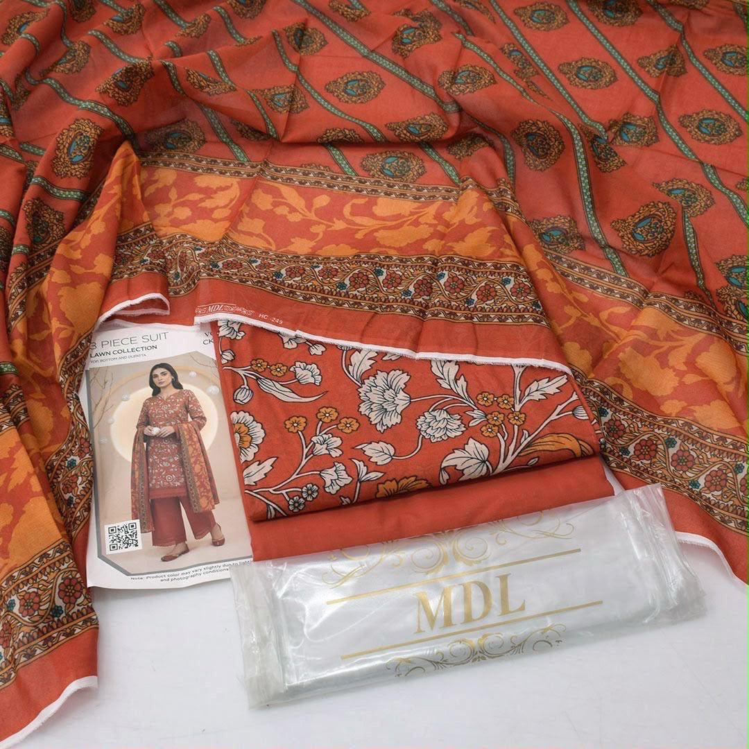 MDL Lawn 3-Piece Digital Printed