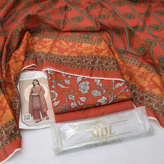 MDL Lawn 3-Piece Digital Printed