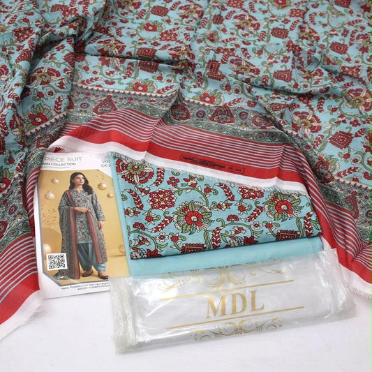 MDL Lawn 3-Piece Digital Printed