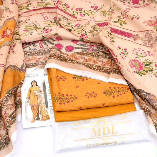 MDL Lawn 3-Piece Digital Printed