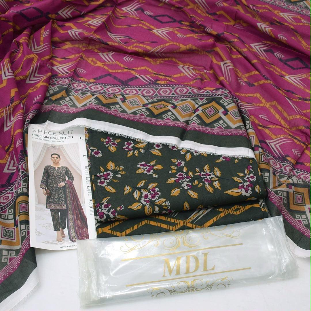 MDL Lawn 3-Piece Digital Printed