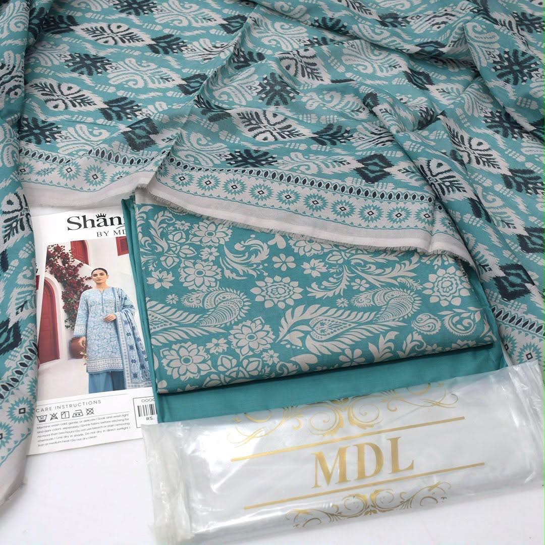 MDL Lawn 3-Piece Digital Printed